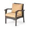 GDFStudio Hilary Outdoor Wicker 4 Seater Chat Set with Water Resistant Cushions - 4 of 4