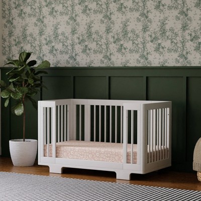 Yuzu White Pine 8-in-1 Convertible Crib with Conversion Kits
