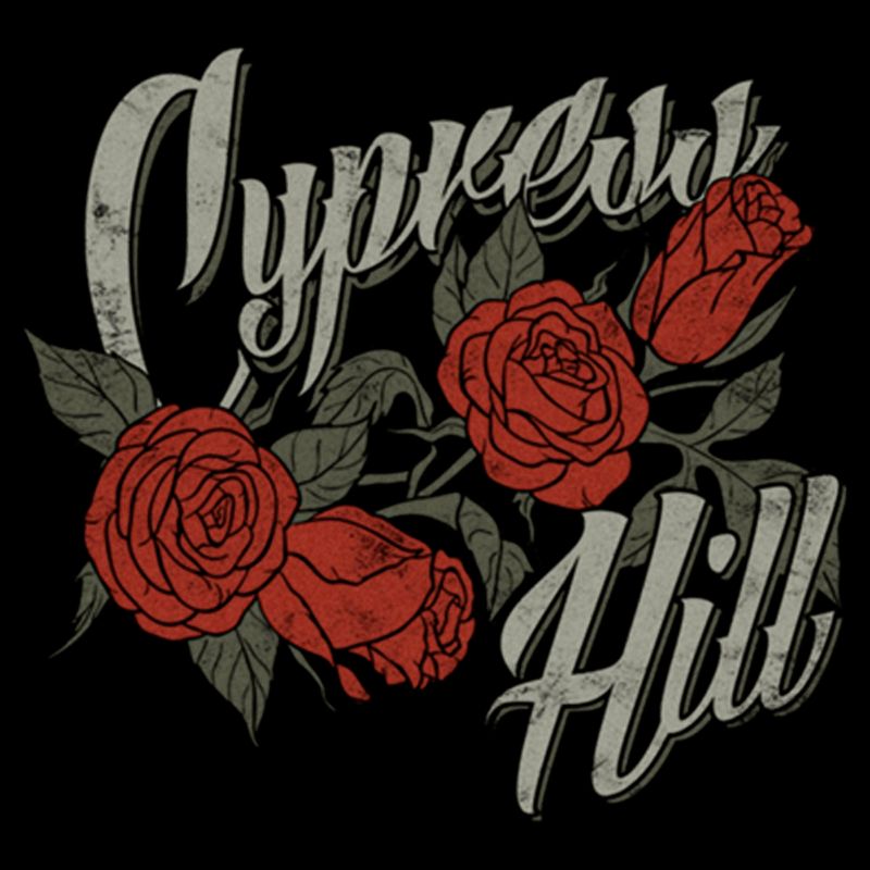 Women's Cypress Hill Roses Logo T-Shirt, 2 of 5