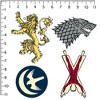 Game Of Thrones Game Of Thrones Large House 100Ct Sticker Pack Miscellaneous 100 Ct. Sticker Pack - 2 of 4