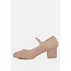 Dallin Suede Block Heel Mary Janes - 4 of 4