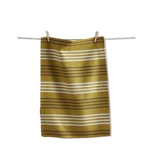 tag Basket Weave Stripe Dishtowel S/6 Ochre - 1 of 1