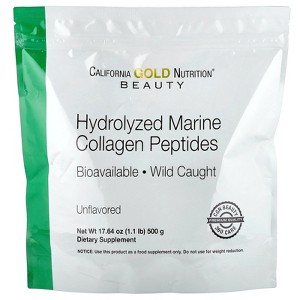 Collagen Peptides Powder with Hyaluronic Acid, Support for Healthy Hair, Skin, Nails, Joints and Bones, Non-GMO, Gluten and Dairy Free, Unflavored, - 1 of 4