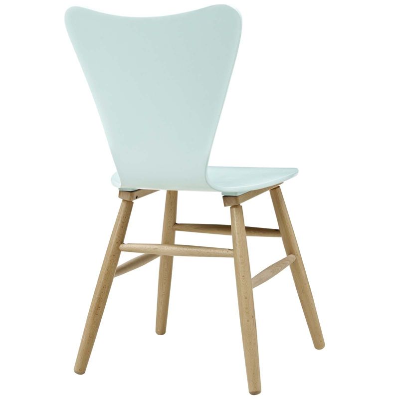 ModwayCascade Wood Dining Chair Light Blue, 3 of 6