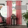 Annie Buffalo Red Check Panel Set of 2 84x40 - 2 of 4