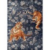 Bedroom Area Rug: Washable, non-slip and low-pile. Features boho floral design, fits bedrooms - 3 of 3
