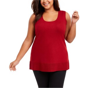Anne Klein Womens Split Hem Tank Top - 1 of 1