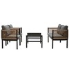 Whisen Multi-person Outdoor Sofa Combination with A Table, Suitable for Garden, Backyard and Balconies - 4 of 4