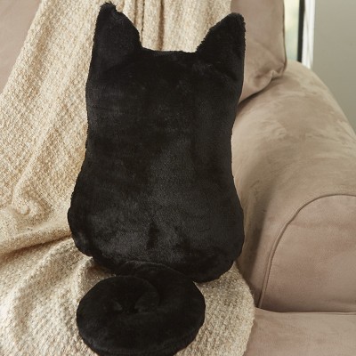 cat silhouette pillow