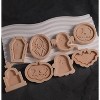 JDICTION 8pcs Halloween Shaker Mold Set, Ghost Pumpkin Bat and Tombstone Quicksand Mold for Resin, DIY Keychain Pendant Jewelry Craft Supplies - 2 of 4