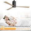 Sofucor 52 Inch Ceiling Fan with Lights and Remote Reversible for Bedroom Patio Living Room Indoor Outdoor - 4 of 4