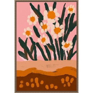 Amanti Art Pastel Flower Impression No 3 by Treechild Canvas Wall Art Print Framed 16 x 23-in. - 1 of 4