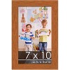 PosterPalooza | Photo Size Slim Profile Brown Frame - UV Acrylic, Foam Board Backing, Hanging Hardware - 2 of 4