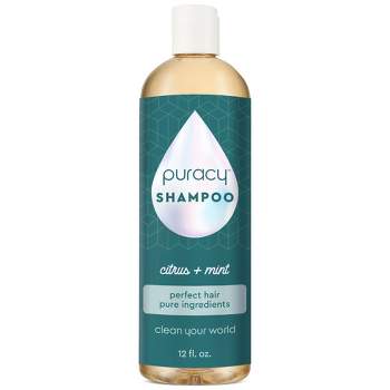 Puracy Daily Natural Shampoo Gently Clarifying for All Hair Types with Citrus & Mint
