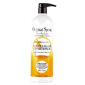 Original Little Sprout Luscious Island Conditioner (33 oz XXL LITER) Vegan & Cruelty-Free | For Color Treated Hair | Mild PH Level - 1 of 4