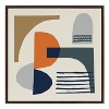 Kate and Laurel Sylvie Abstract Mid Century Framed Canvas by Rachel Lee of My Dream Wall - 2 of 4