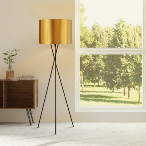 Matching tripod fashion floor and table lamp