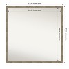 Amanti Art Mila Non-Beveled Wood Framed Bathroom Vanity Wall Mirror - 3 of 4