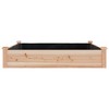 VidaXL Garden Raised Bed with Liner 47.2 in.x47.2 in.x9.8 in. Solid Wood Fir - 4 of 4
