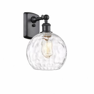 Athens Water Glass - 1 Light Wall Sconce In Industrial Style-13 Inches Tall and 8 Inches Wide - 1 of 1