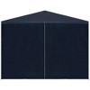 VidaXL Party Tent 9'10"x9'10" Blue - 2 of 4