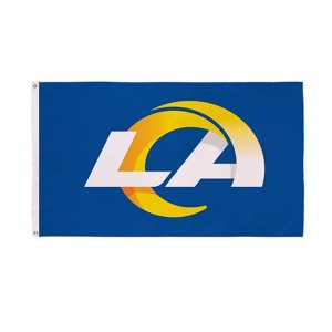 NFL Los Angeles Rams 3 x 5 Outdoor Durable House Flag with Grommets | Sport Team Flag & Banner | Indoor Wall Decor Flag - 1 of 4