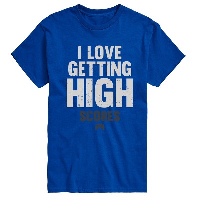 Men's - Instant Message - I Love Getting High Scores Short Sleeve Graphic T-Shirt