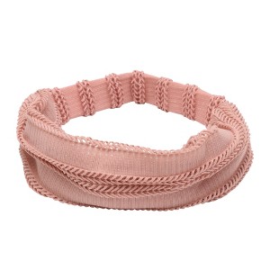 Unique Bargains Women's Knitted Hollow Wide Headband 1 Pc - 1 of 4