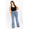 Women's Plus Size Harley Veronica Jean - light denim | CITY CHIC - 2 of 4