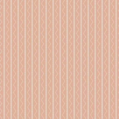 Tempaper Rick Rack Striped Graceful Pink Peel and Stick Wallpaper
