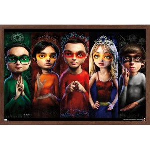 Trends International The Big Bang Theory - Faces Framed Wall Poster Prints - 1 of 4