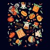 Men's Star Wars The Mandalorian Halloween Candy Collage T-Shirt - 2 of 4