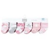 Hudson Baby Infant Girl Cotton Rich Newborn and Terry Socks, Royal 12-Pack - 2 of 4
