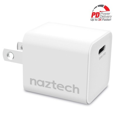 Naztech 20W USB-C PD Mini Fast Wall Charger