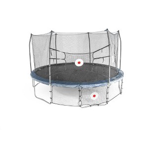 Skywalker Trampolines ActivPlay 15' x 13' Oval Trampoline Combo with Kickback and Bounceback Spring Pad - Navy - 1 of 4