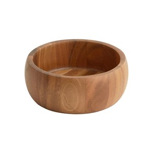 Frieling Acacia Wood Calabash Bowl, Small 2.5-Inch x 7-Inch Diameter - 1 of 4