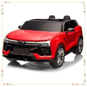24V Kids Ride On Car, 2-Seater SUV Licensed Chevrolet Blazer Electric Car w/Parent Remote Control - 1 of 4