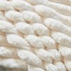 FURNIinspire Ottomans And Benches Plush Corduroy Ottoman, Living Room Ottoman, End of Bed Bench for 4, Bedroom Ottoman, Beige, 31.5"*23.6"*15.76" - 4 of 4