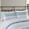 Gracie Mills Glenn Coastal Breeze 5-Piece Seersucker Comforter Ensemble with Coordinating Throw Pillows - image 2 of 4