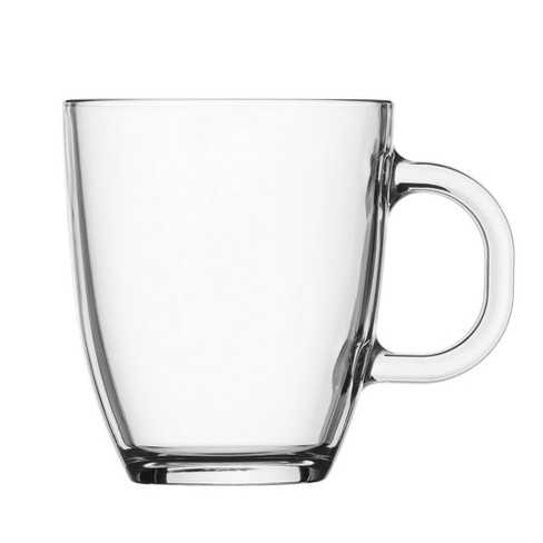 Double Wall Glass Coffee Mugs, (set Of 2) 12 Ounces-clear Glass