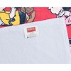 Intimo Peanuts LOVE Charlie Brown Snoopy And Pals Letter Art Silk Touch Throw Blanket Red - 3 of 3