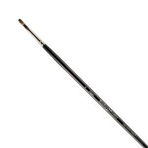 Creative Mark Hamburg Premiere Professional Oil Painting Brushes - Filbert Oil Paint Brush - Handmade in Germany, Natural & Synthetic Hair Blend, Long - 1 of 4