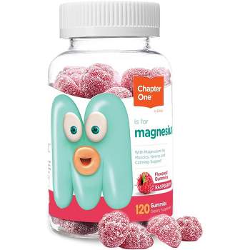 Chapter One by Zahler Great-Tasting Raspberry Flavored Magnesium Gummies for Kids - 120 Count, Certified Kosher