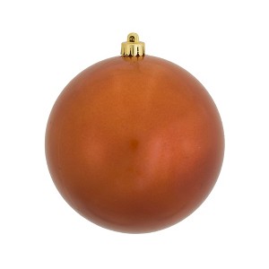 Vickerman Burnished Orange Ball Ornament - 1 of 4