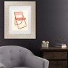 Trademark Fine Art - Rosi Feist  Ted Net Chair Red Matted Framed Art - 2 of 4