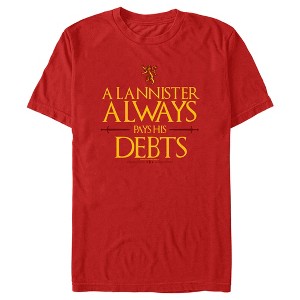 Men's Game of Thrones A Lannister Always Pays His Debts T-Shirt - 1 of 4