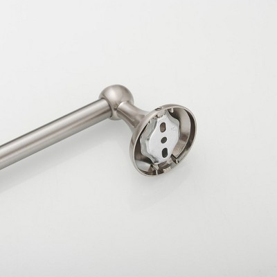Brushed Nickel 18-Inch Wall Mounted Towel Bar