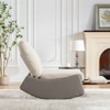 Okak Modern Accent Chairs for Bedroom, Rocking Chair Recliner, Comfy Rocker Chair with Footrest, Accent Reading and Upholstered Lounge Chair - 2 of 4