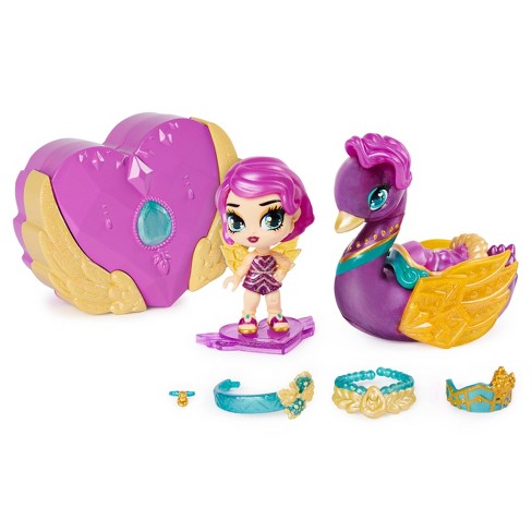 Hatchimals Pixies Riders Lilac Luna Pixie Swanling Glider Hatchimal Set With Mystery Feature Target