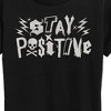 Women's - Instant Message - Stay Positive Punk Short Sleeve Graphic T-Shirt - 2 of 4